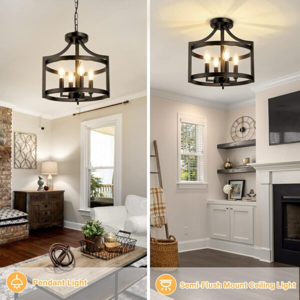 Convertible Ceiling Light Modern Versatile Design 2