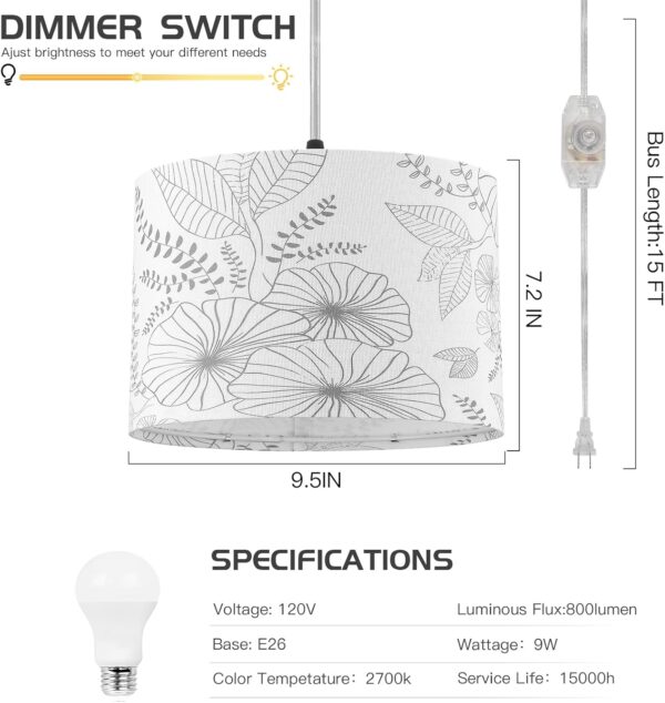 Dimmable Hanging Lamp Elegant Lighting Solution 6