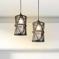 Dimmable Industrial Plug in Kitchen Pendant Light 1light 2pack