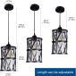 Dimmable Industrial Plug in Kitchen Pendant Light 1light dimension