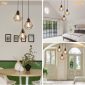 Dimmable Industrial Plug in Kitchen Pendant Light 3light diamond uses1