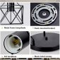 Dimmable Industrial Plug in Kitchen Pendant Light 3light metal details