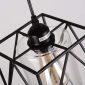 Farmhouse Pendant Light with Glass Shade detail