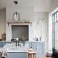 Farmhouse Pendant Light with Glass Shade kitchen