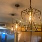 Farmhouse Pendant Light with Glass Shade mounting