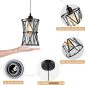 Industrial Farmhouse Pendant Light Fixture B 5