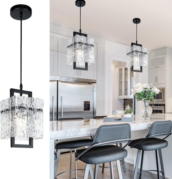 Modern Chandelier Light Elegant Bedroom Crystal Fixture 1