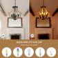 Rustic Ceiling Light Stylish Home Décor 5