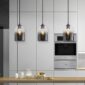 Sleek Modern Hanging Light Black Glass Pendant Design 6