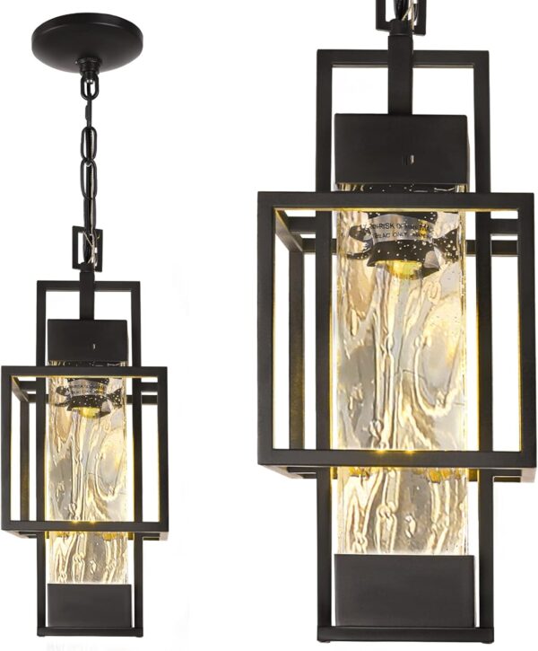 Water Glass Outdoor Pendant Lighting Fixture for Patios 1